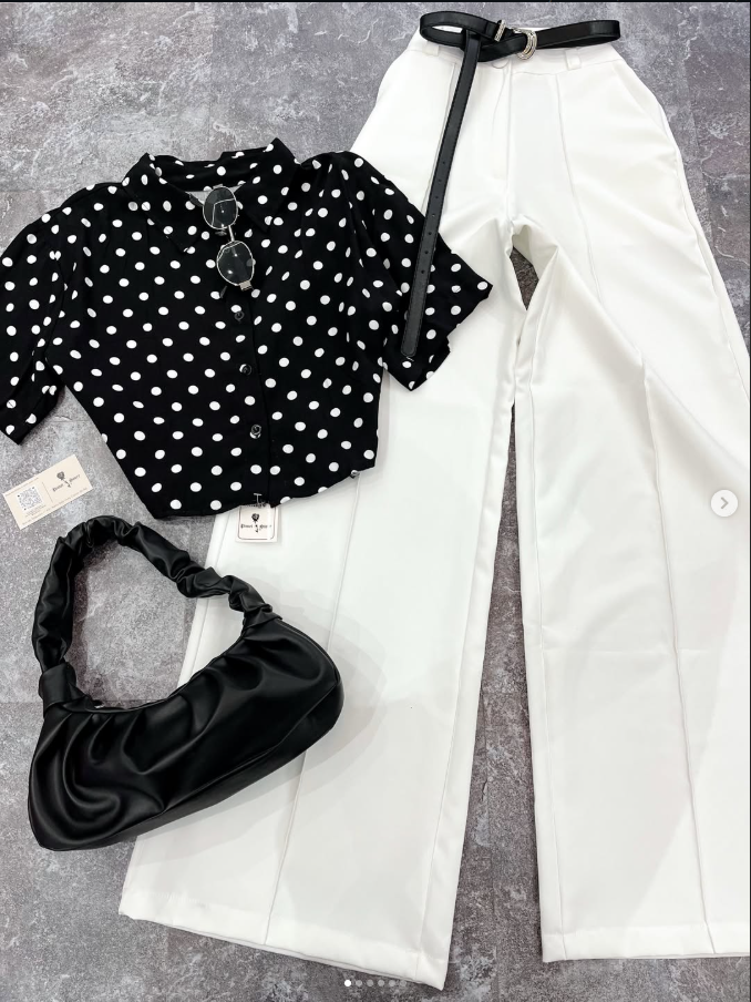 Camisa Social Cropped Pimel